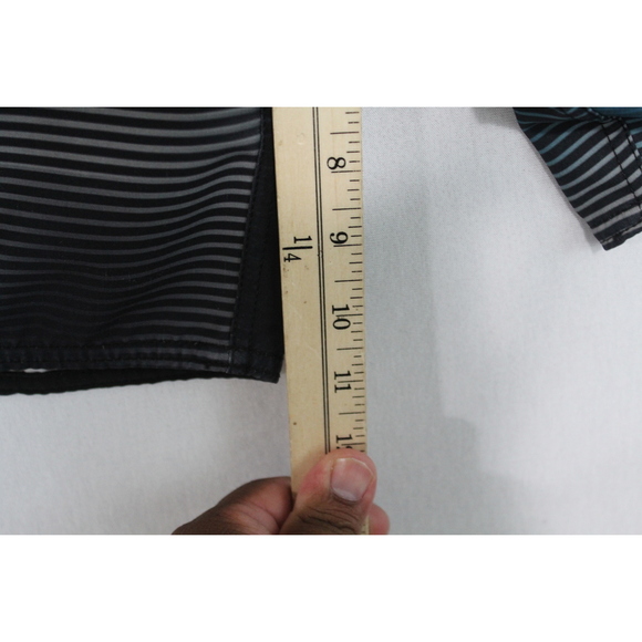 DC Men Blue Black Board Shorts Swim Trunk Sie 32 - Picture 5 of 10